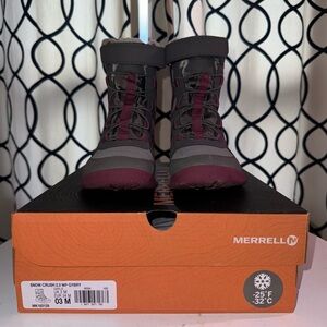 Big Kid Merrell Snow Crush 2.0 Waterproof Boots (3M)